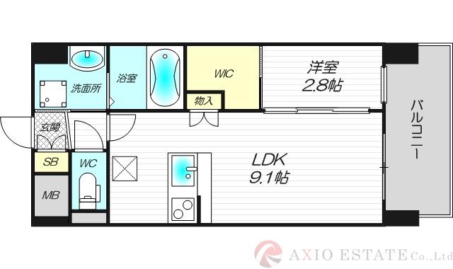 セレニテ東三国ミラクの間取り