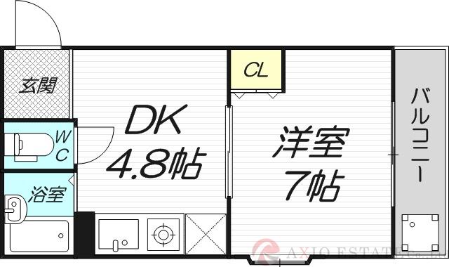 サザン・ヴィレッジ21の間取り