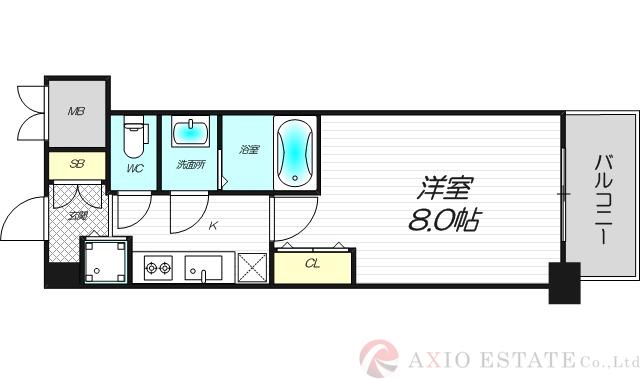 スプランディッド新大阪EASTの間取り