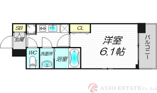 プレサンス新大阪ヴィガの間取り