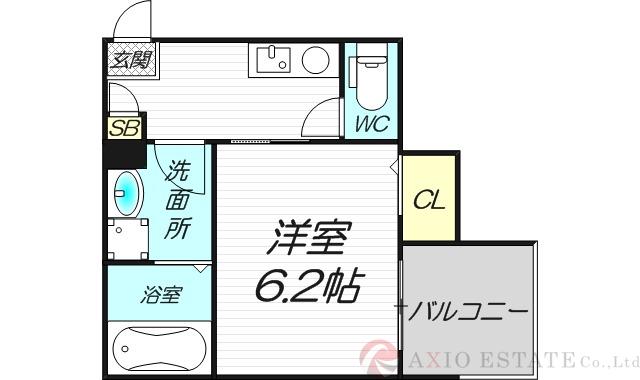 REGIA OSAKA CITY KOMATSUの間取り