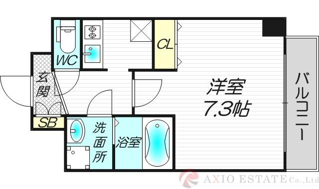 S-FORT新大阪Eastの間取り
