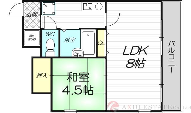 グランメゾンイマス塚本の間取り