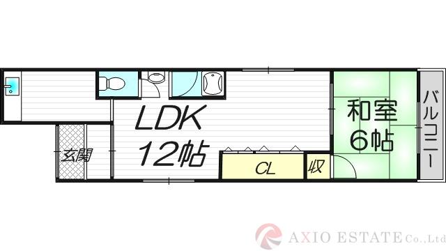 本多マンションの間取り