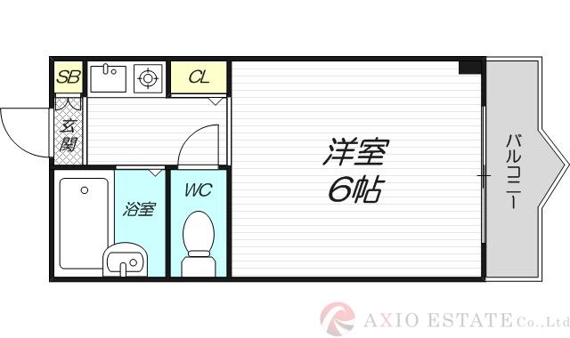 ロータリーマンション上新庄の間取り