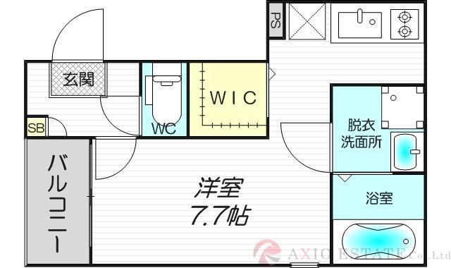 ハーモニーテラス豊新の間取り