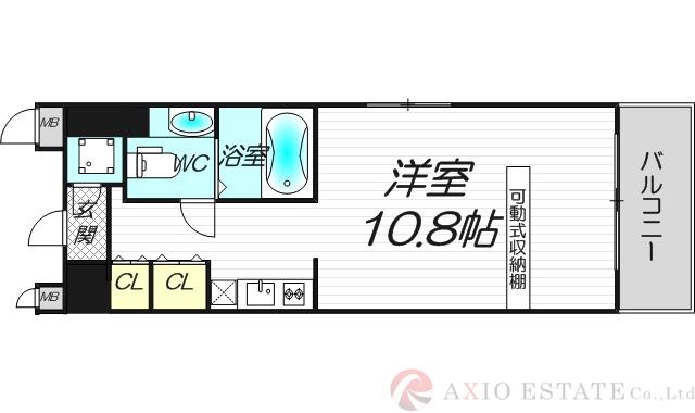 宮原の完工年月(2009年11月)築の賃貸マンションの間取り