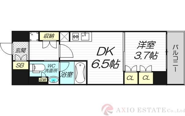 ザ・パークハビオ塚本の間取り