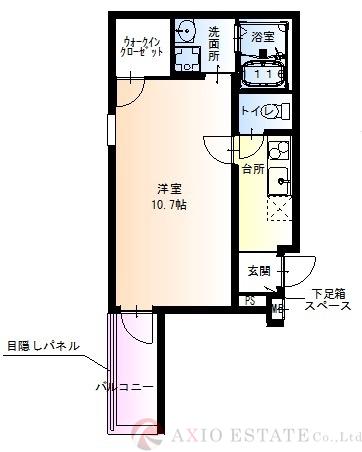 フジパレス西淡路1番館の間取り