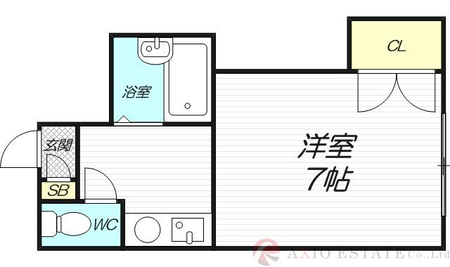 京和マンションの間取り