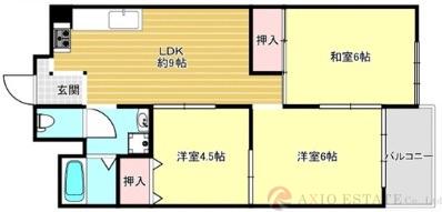 瑞光コーポの間取り