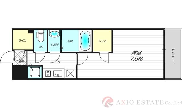 エスリード新大阪レジデンスの間取り