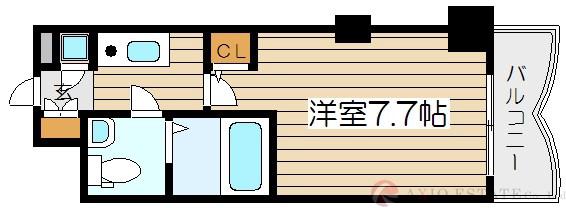 宮原の完工年月(2009年1月)築の賃貸マンションの間取り