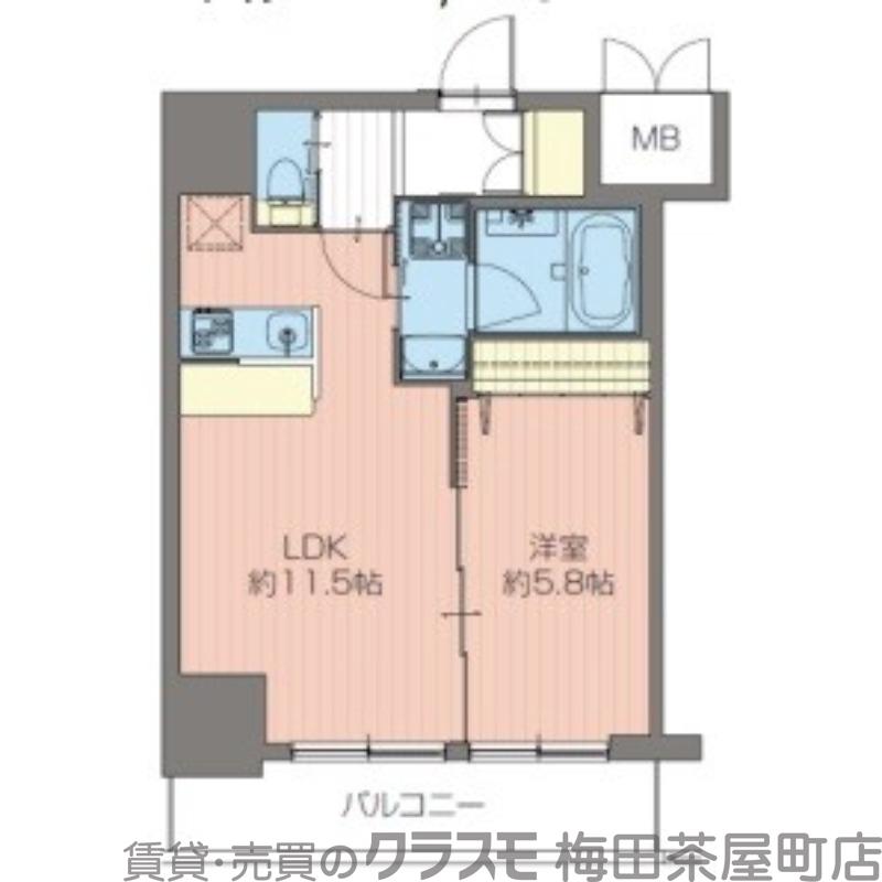 宮原の完工年月(2021年3月)築の賃貸マンションの間取り