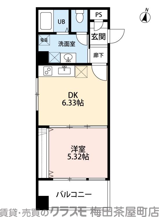 十三東の完工年月(2003年9月)築の賃貸マンションの間取り
