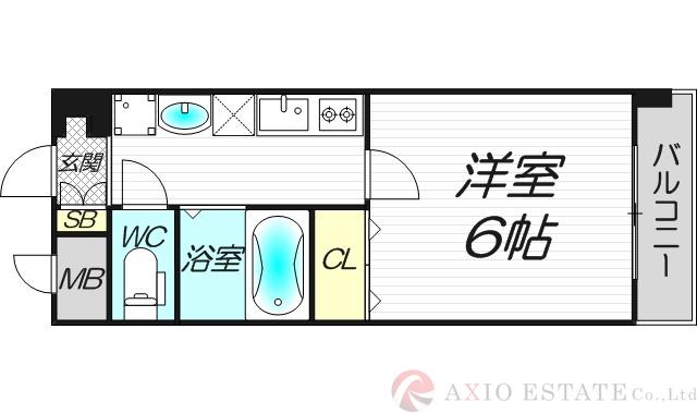 プレミアムステージ新大阪駅前Ⅱの間取り