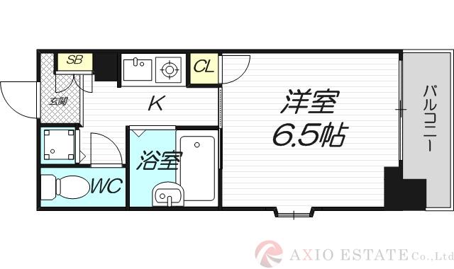 CityLifeプレサンス新大阪の間取り