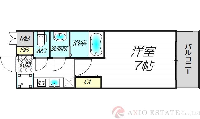 LaDouceur新大阪の間取り