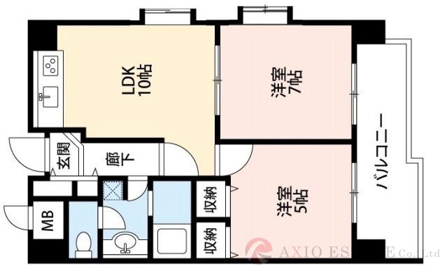 ヴェルドミール35の間取り