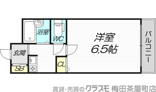 東中島の完工年月(1992年4月)築の賃貸マンションの間取り