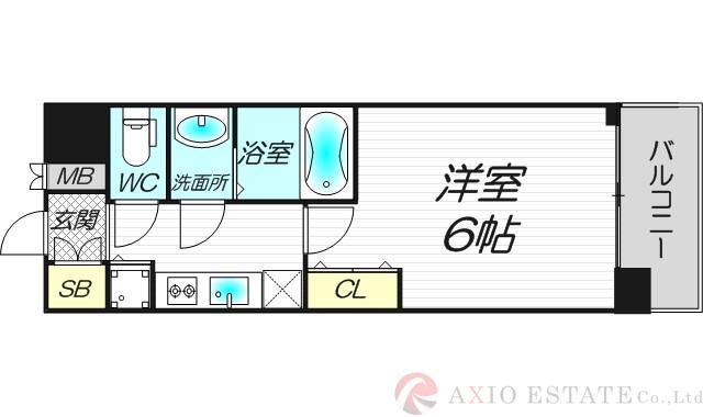 プレサンス新大阪ヴィガの間取り
