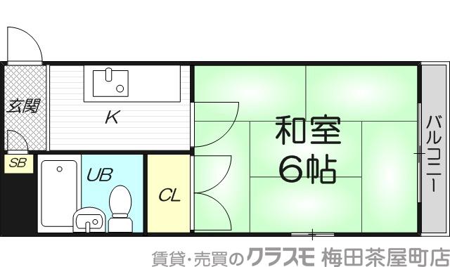 豊里の完工年月(1998年7月)築の賃貸マンションの間取り