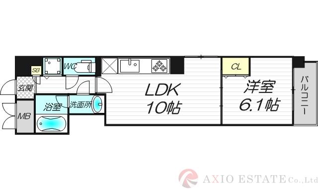 ルヴェール新大阪の間取り