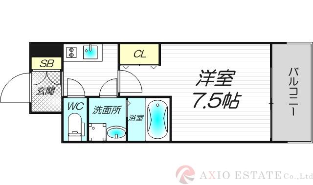 エスプレイス新大阪サウスゲートの間取り