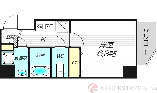 ウインズコート新大阪Ⅱの間取り