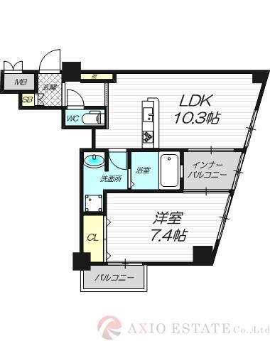 アーバンテラス新大阪の間取り