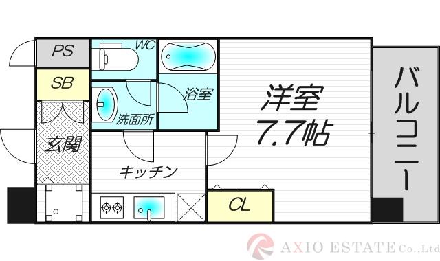 東明マンション新東の間取り