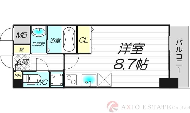 ウィスタリア新北野の間取り