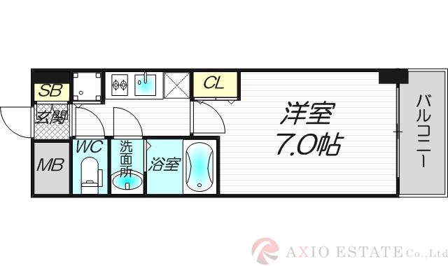 W-STYLE新大阪Ⅱの間取り