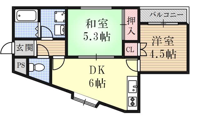 プロックコートの間取り