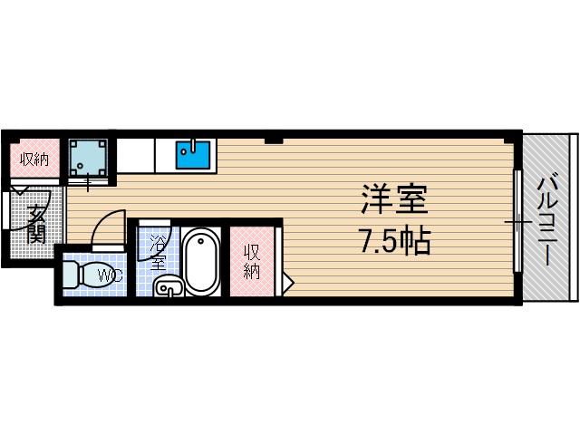 カースル安田の間取り