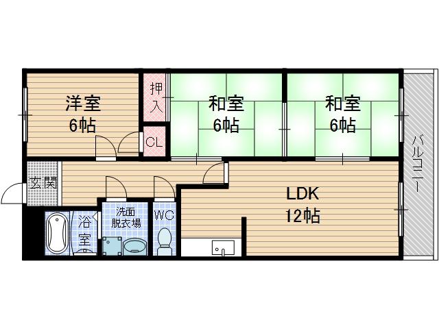 リヴェール郡の間取り