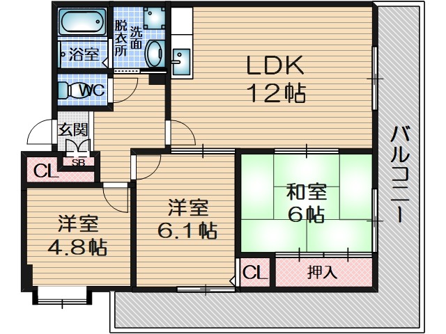 famille IKEDAの間取り