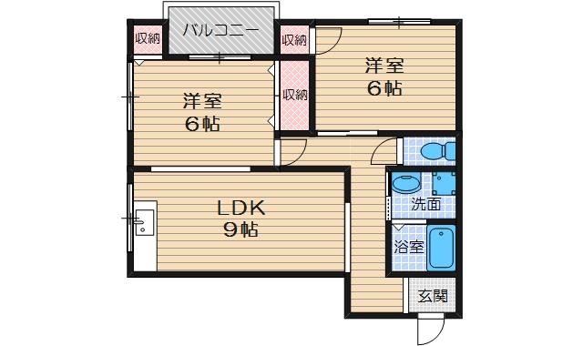 ダイヤモンドシティの間取り