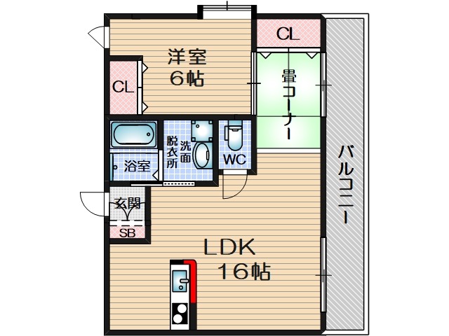 エザンス21の間取り