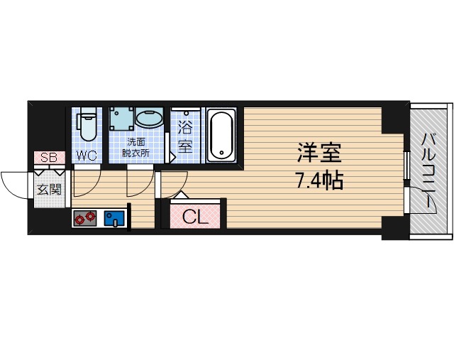 S-RESIDENCE千里丘の間取り