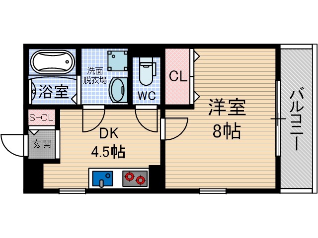 レジデンス千里丘の間取り
