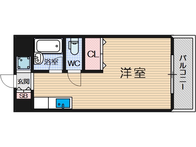 ラヴェールミナミの間取り