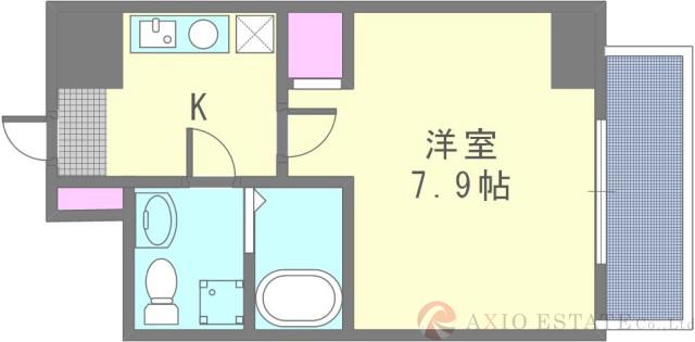 SERENiTE江坂四番館の間取り