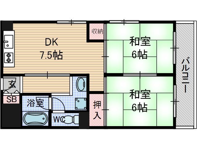 北邑ビルの間取り