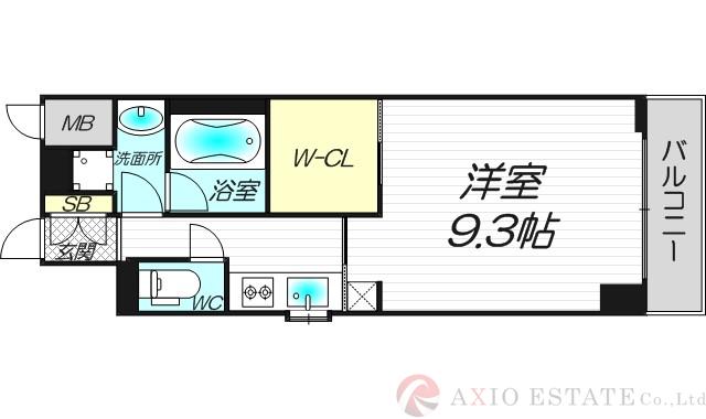 エステムコート新大阪Ⅹザ・ゲートの間取り
