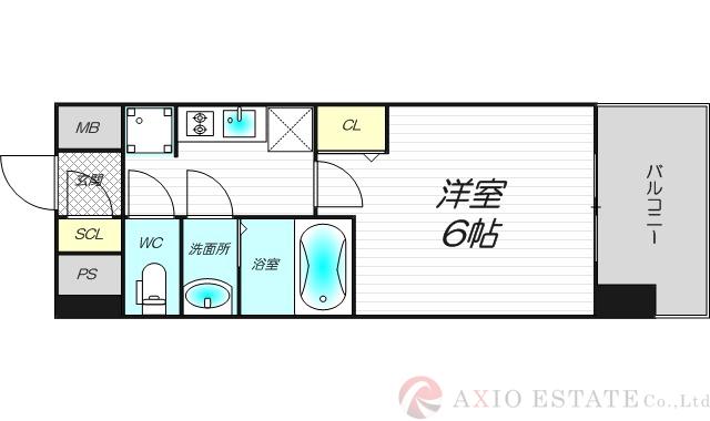 アドバンス大阪ビヤンの間取り