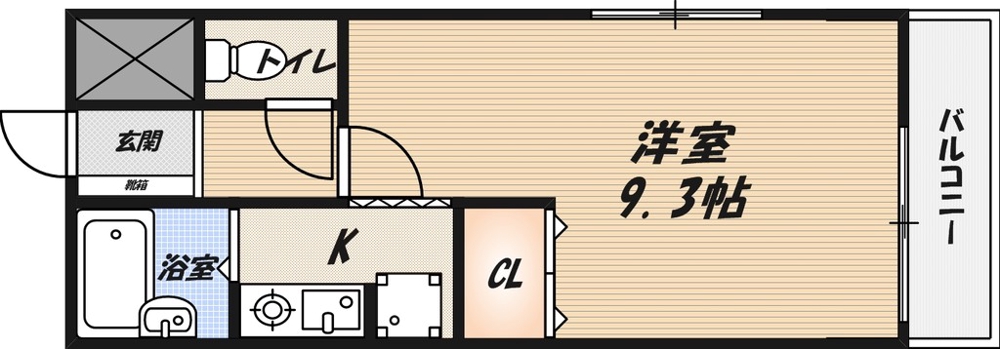 エスペランサ高槻の間取り