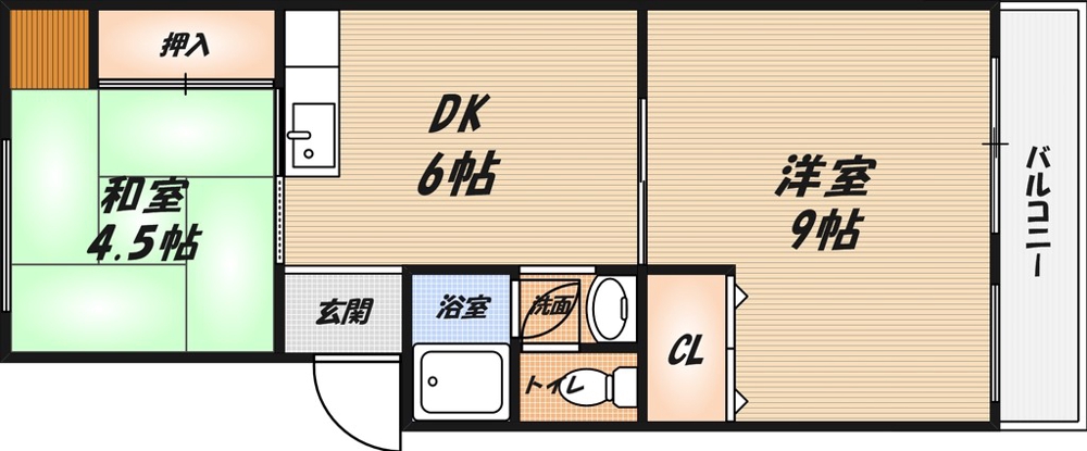 マンション和光の間取り