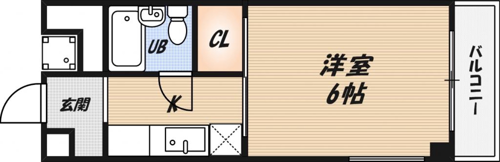 松原梅本ハイツの間取り