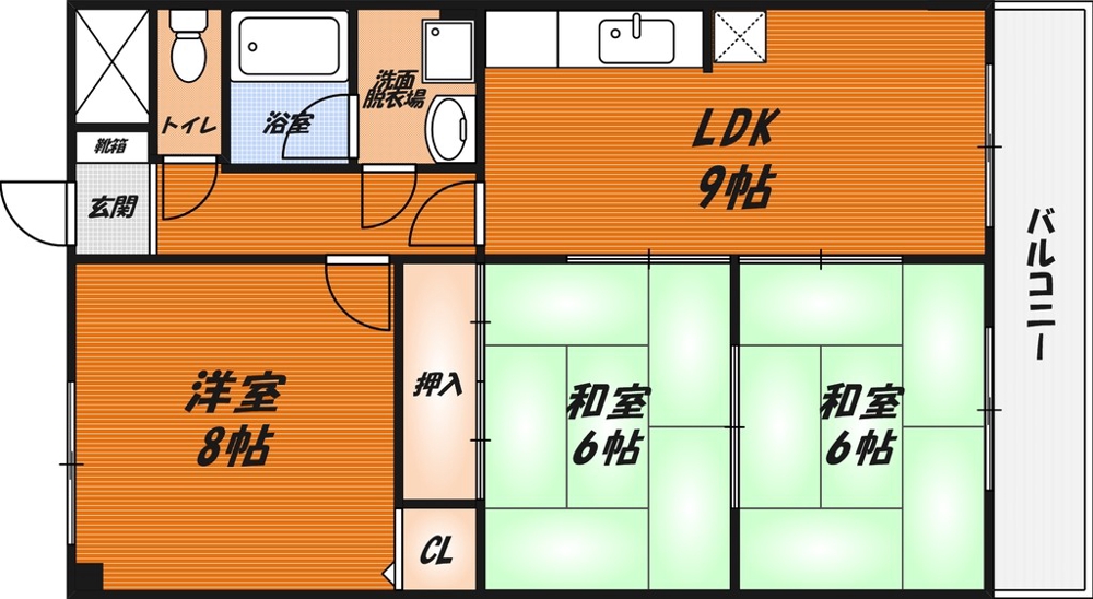 エクセレンスBe3の間取り